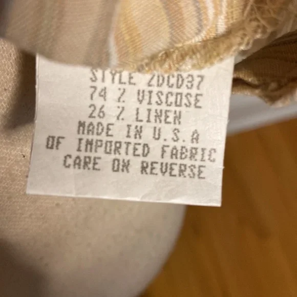 David Dart Collection NWT Desert Oasis Sleeveless Striped Top Blouse Size Medium - Picture 5 of 7